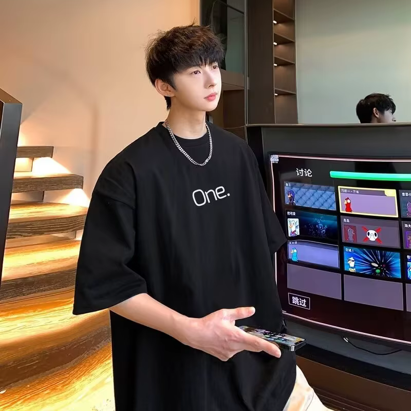 【M-8XL 】 Tee Respzed pour hommes Lettres adt décontractées avec sens un T-shirt imprimé Convient aux