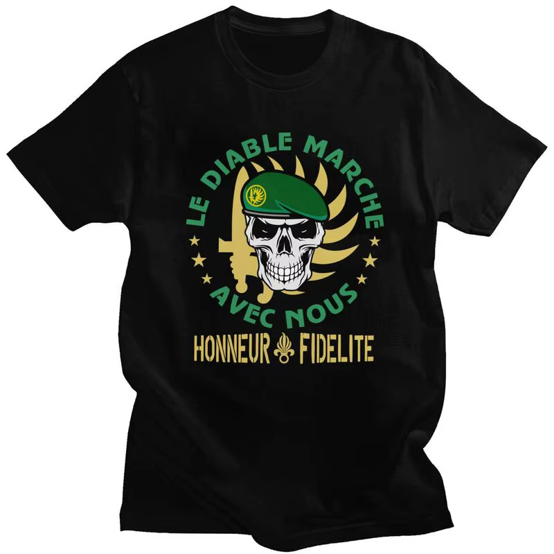 Personnalisé légion Etrangere légion étrangère t-shirts hommes T-shirt t-shirt décontracté hauts 100