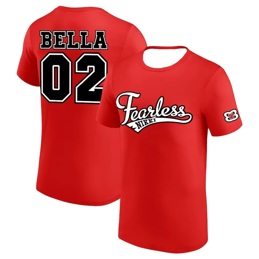Vêtements d'été pour hommes Nikki Bella T-Shirt sans peur T-shirt de combat séchage rapide absorber 