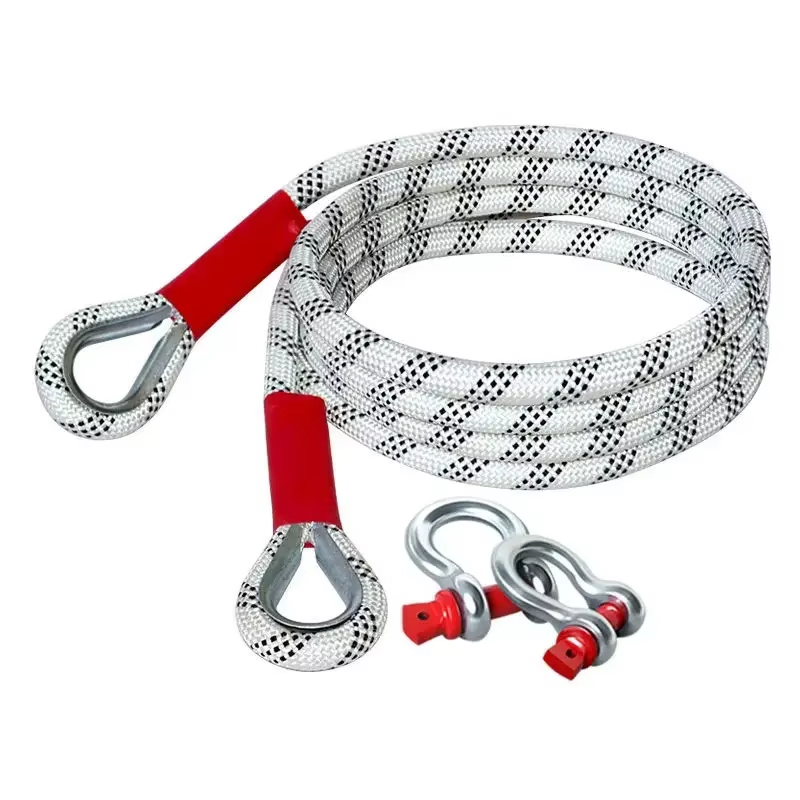 Corde de remorquage pour voiture, véhicule tout-terrain, peut remorquer 20 tonnes, Version corde de