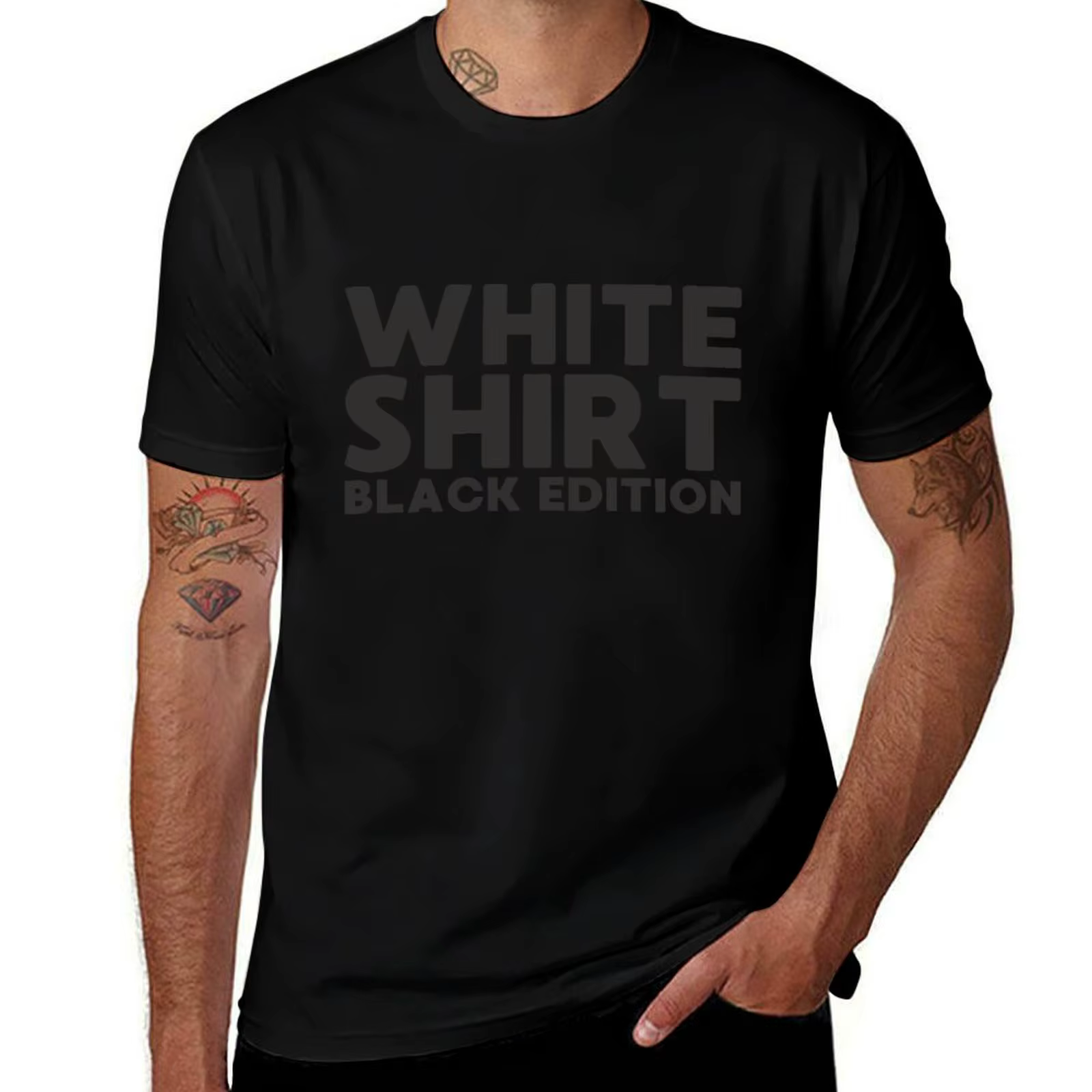 T-shirt Heavyfriend en coton pour homme, édition noire, blanc, figurines d'anime, pas cher