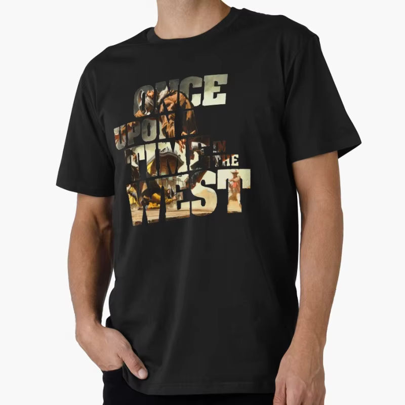 Eastwood il était une fois dans l'ouest 1968 film occidental Vintage cowboy film cadeau t-shirt gran