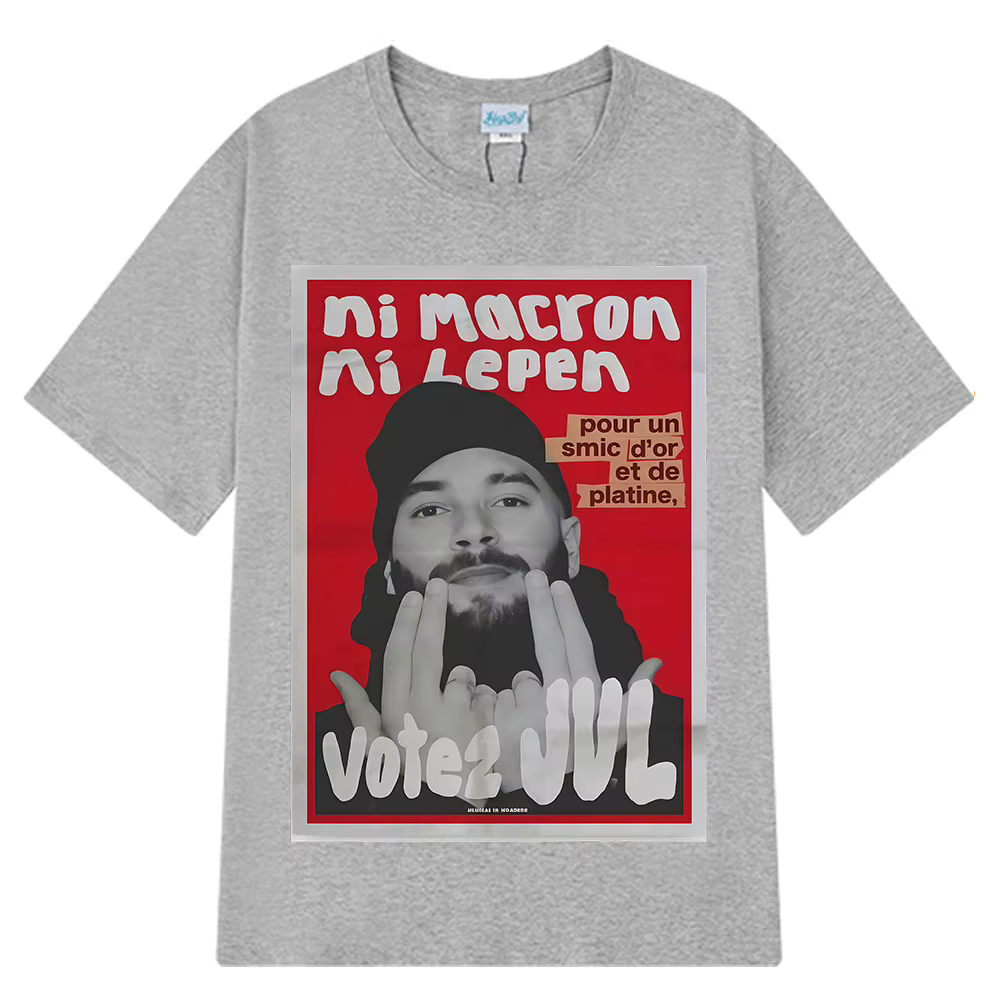 T-shirts graphiques tendance JUL du rappeur français pour hommes et femmes, T-shirt hip-hop à manche