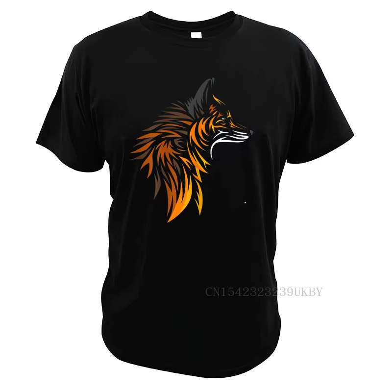 T-shirt Tribal Fox Tutu, 100% coton, Design mignon, impression numérique, Camisetas