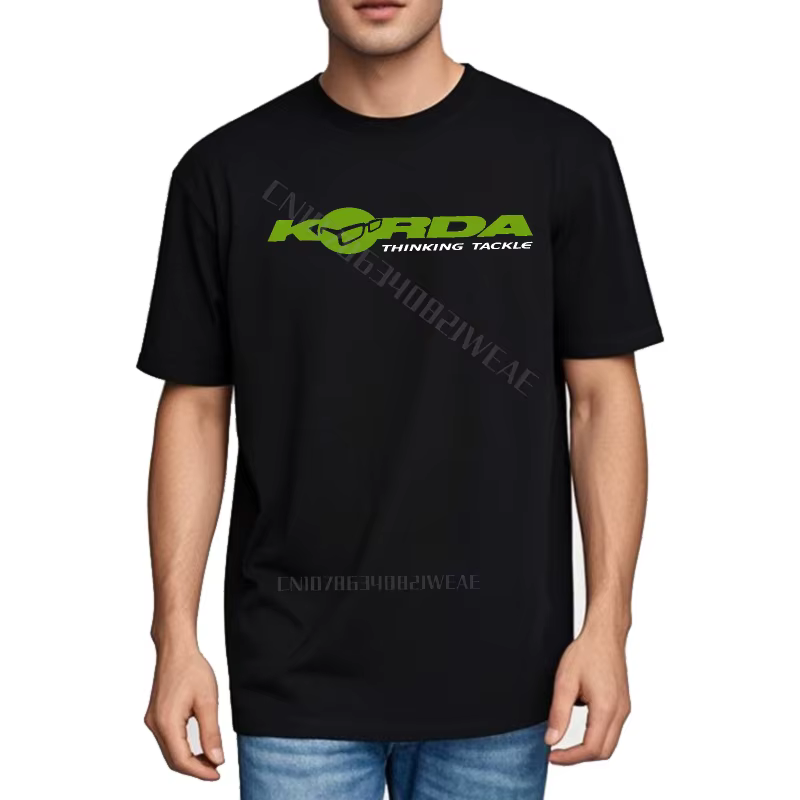 Homme T-shirt graphique coupe décontractée T-shirt Korda Thunder Tackle Logo Design été séchage rapi