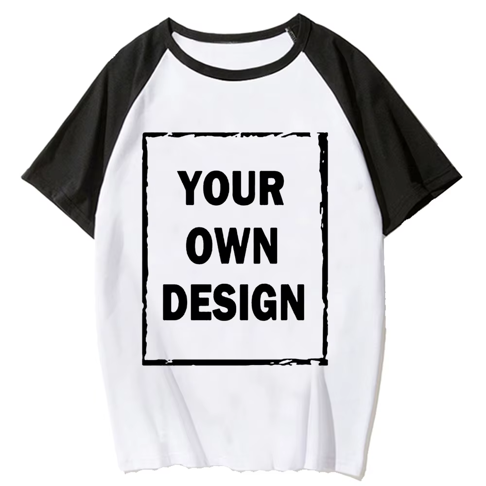T-shirt à manches courtes pour hommes et femmes, personnalisé, imprimé, hauts d'été, bricolage, votr