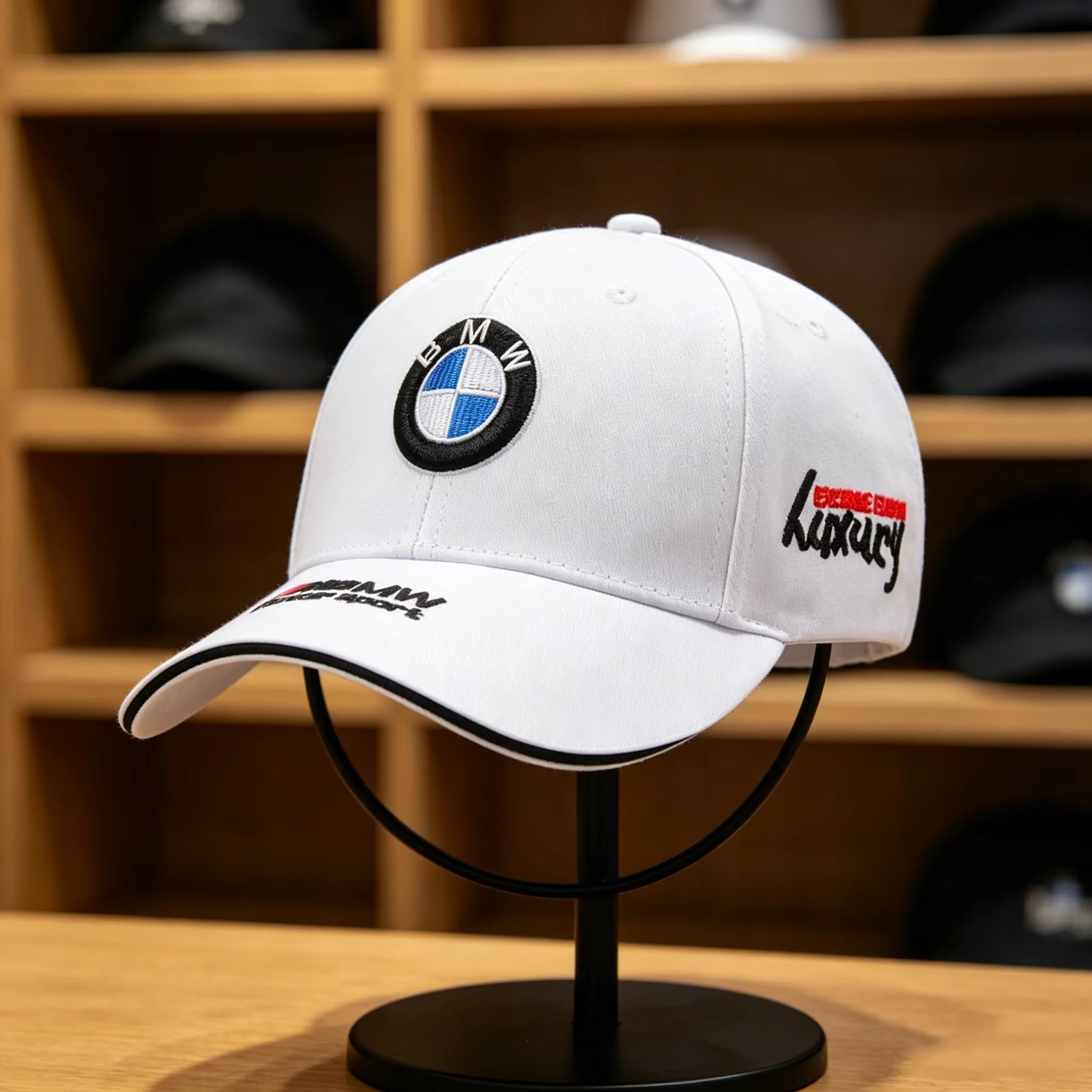 Casquette de baseball brodée avec emblème Motorsport, pour sports de plein air, été, printemps, auto