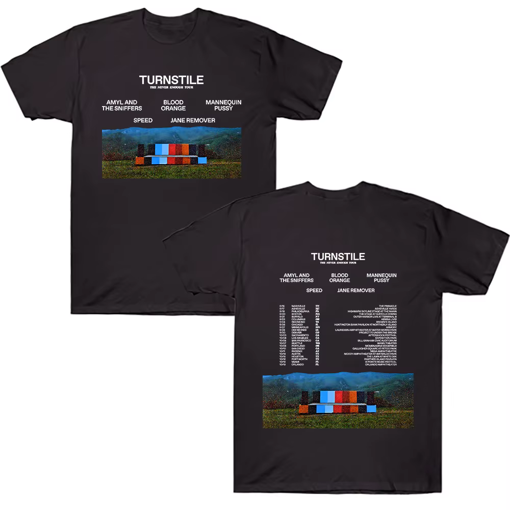 Tourniquet The Never Enough Tour2025 t-shirt cadeau pour Fan coton col rond manches courtes Hip Hop 
