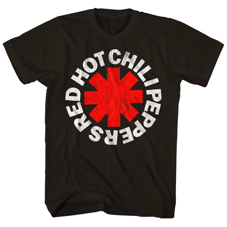 Rouge chaud Chili Peppers Rock T-Shirt à manches courtes hommes femmes Punk coton été T hommes vêtem