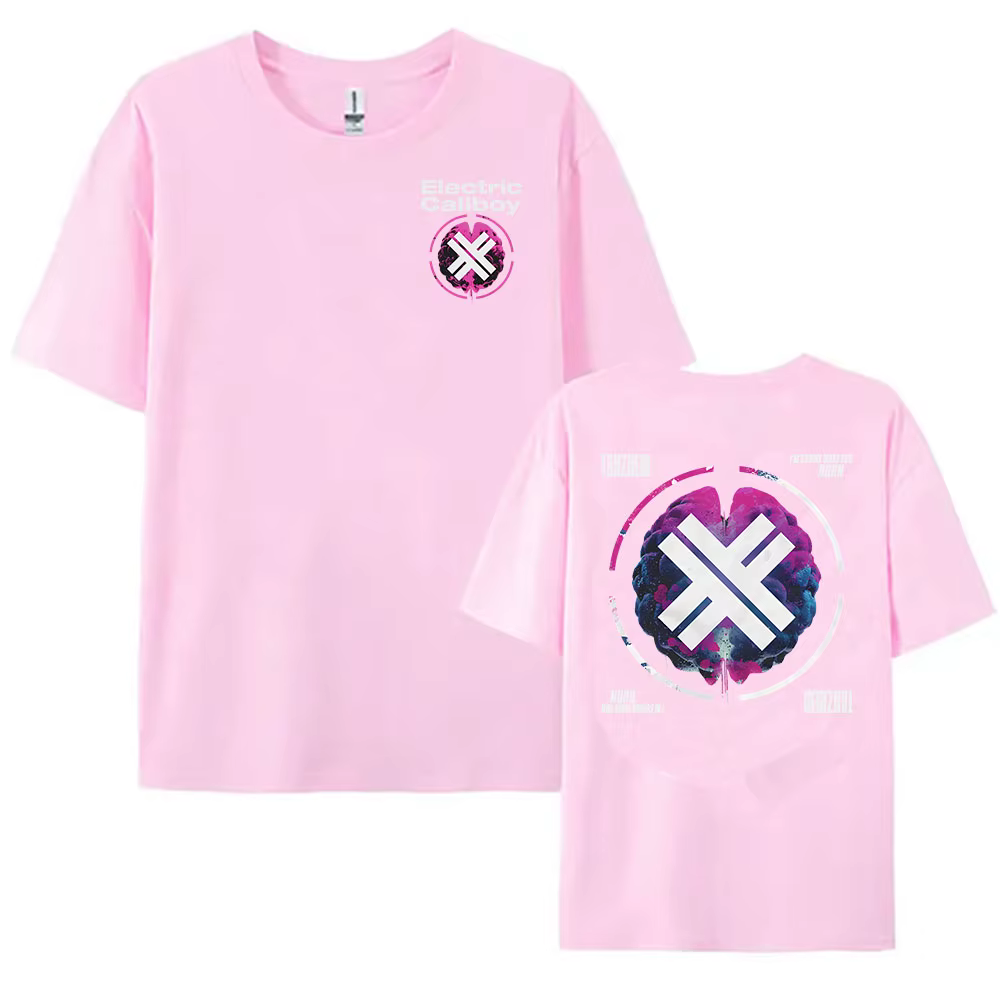 T-shirt unisexe en coton à manches courtes, Streetwear, col rond, Y2k, groupe de Rock ELECTRIC CALLB