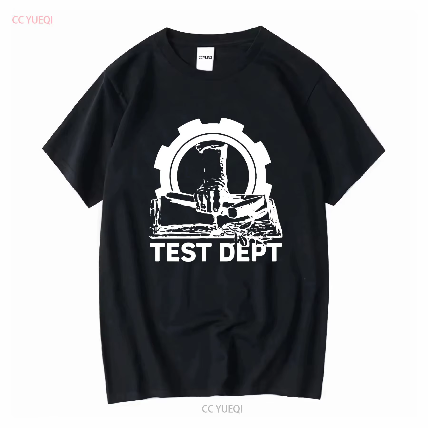 T-shirt Test DepT Industrial Laibach Throbbing Gristle Coil Psychic Tv, manches longues ou courtes, 