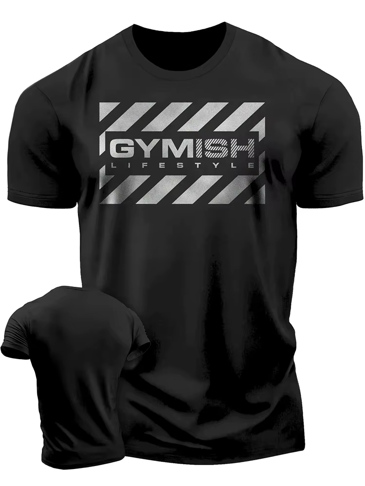 Le T-shirt pour hommes imprimé en 3D pour l'été de 2025 est un best-seller pour le sport, le fitness