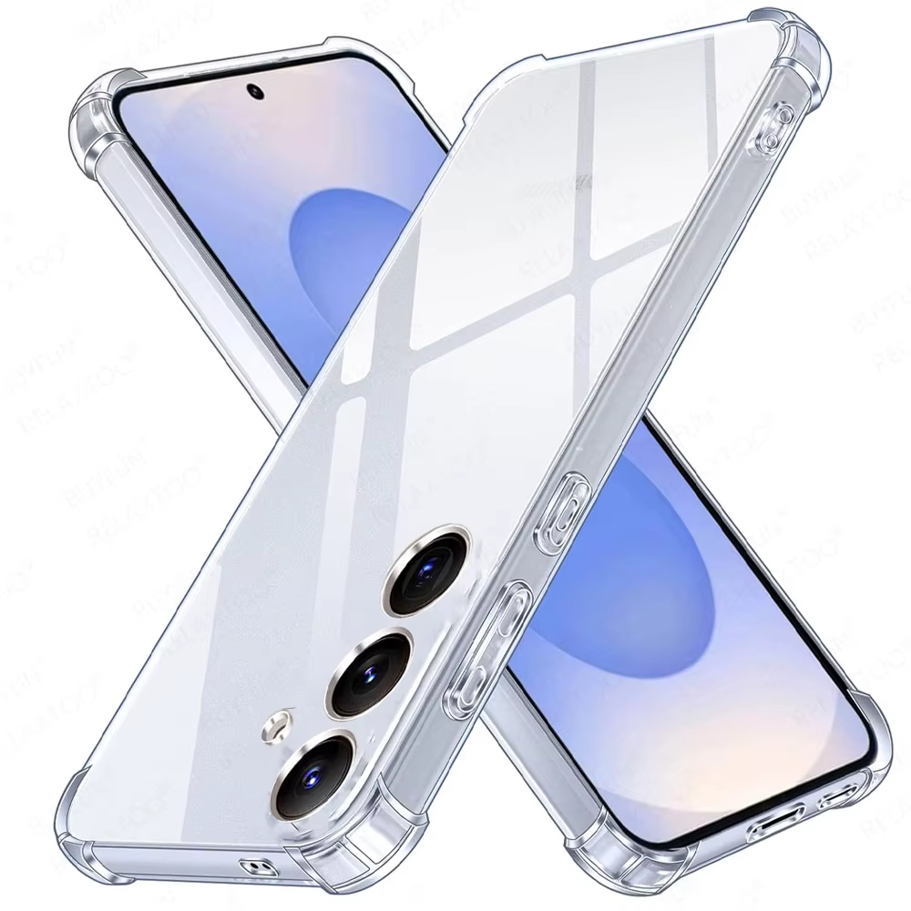 Coque transparente anti-jaunissement souple pour Samsung Galaxy S25 S26, SamsungS25 Ultra S 26 Plus 