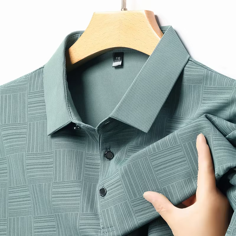 POLO à manches courtes pour hommes, imprimé Business décontracté, à la mode, haut confortable et res