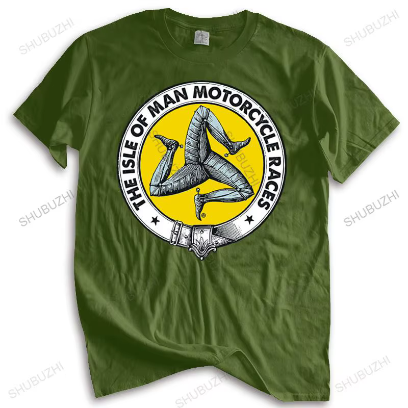 Nouveau arrivé hommes T-shirt style d'été col rond hommes T-shirt île de homme moto hommes T-shirt t