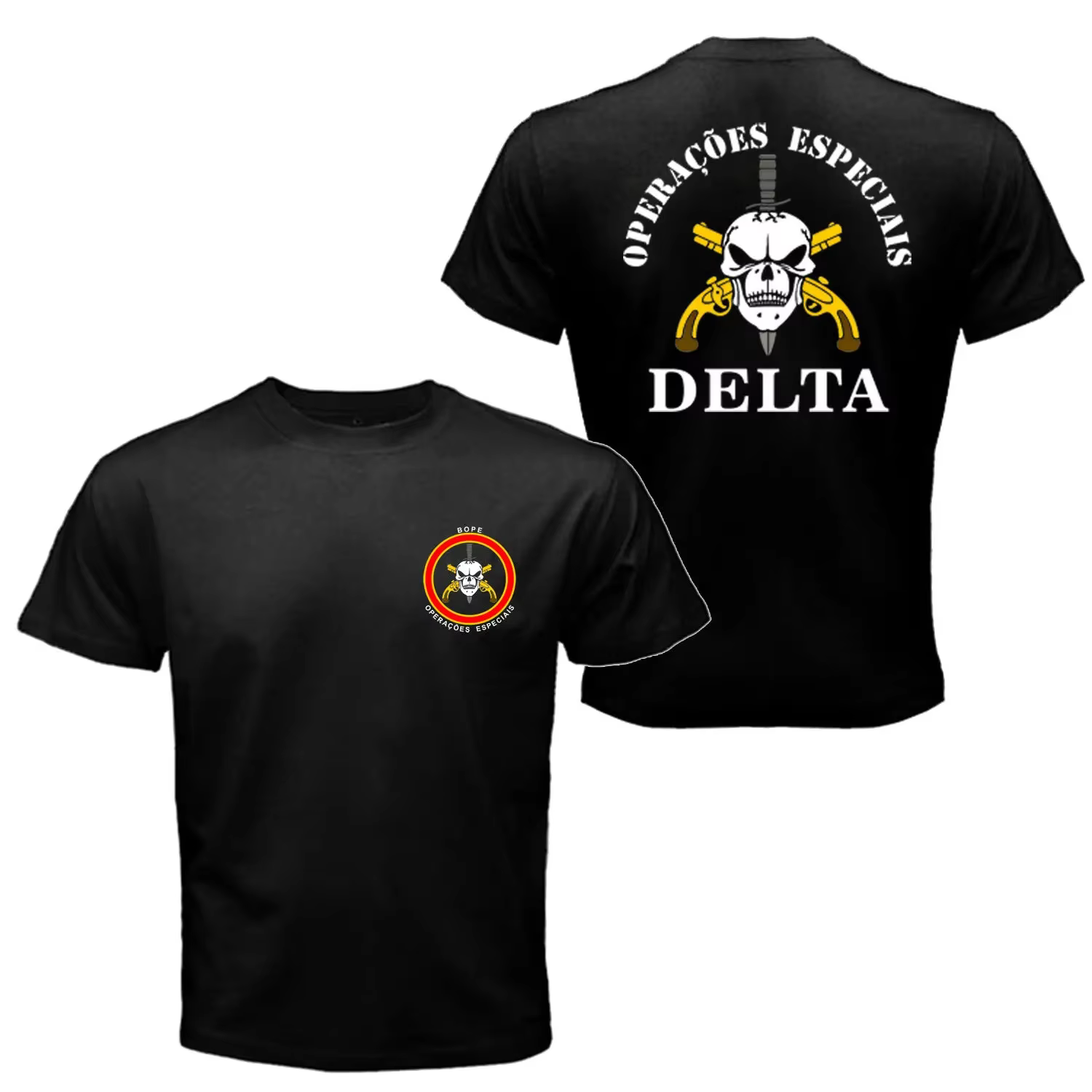 BOPE Elite opérations spéciales brésil Forces spéciales militaire t-shirt haut ample taille S-5XL 10