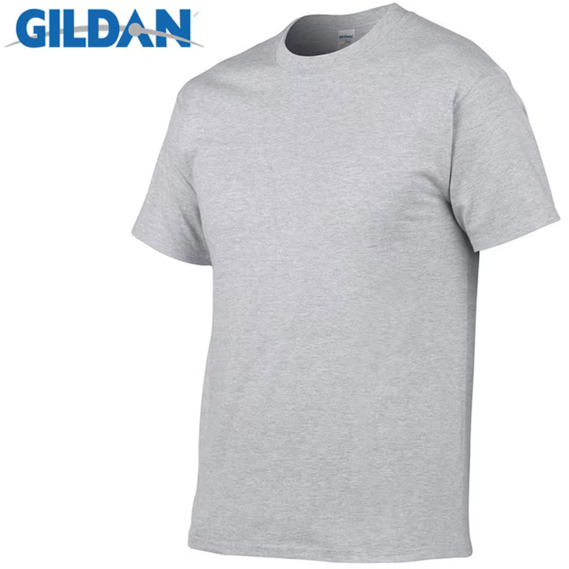 Gildan-T-Shirt à manches courtes pour homme, 100% coton, résistant, confortable et respirant, vêteme