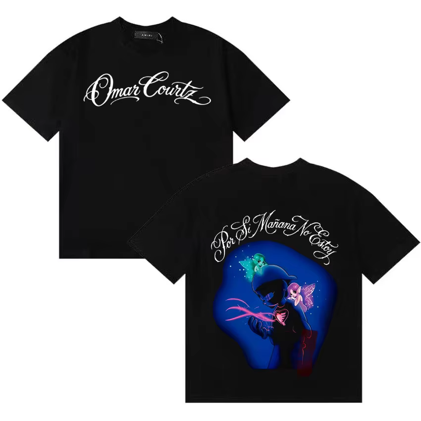 T-shirts graphiques musicaux Omar Courtz pour hommes et femmes, t-shirt de haute qualité, hip hop, r