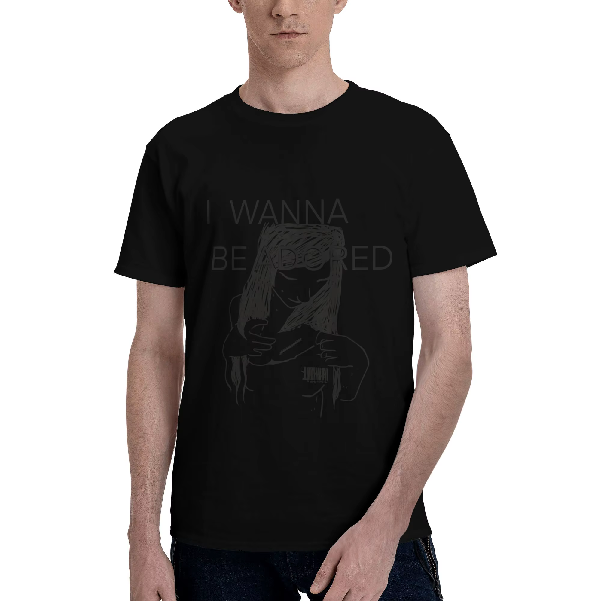 T-shirt All Seasons Skins I Wanna Be Adored pour hommes et femmes, 100% coton, vêtements à manches c