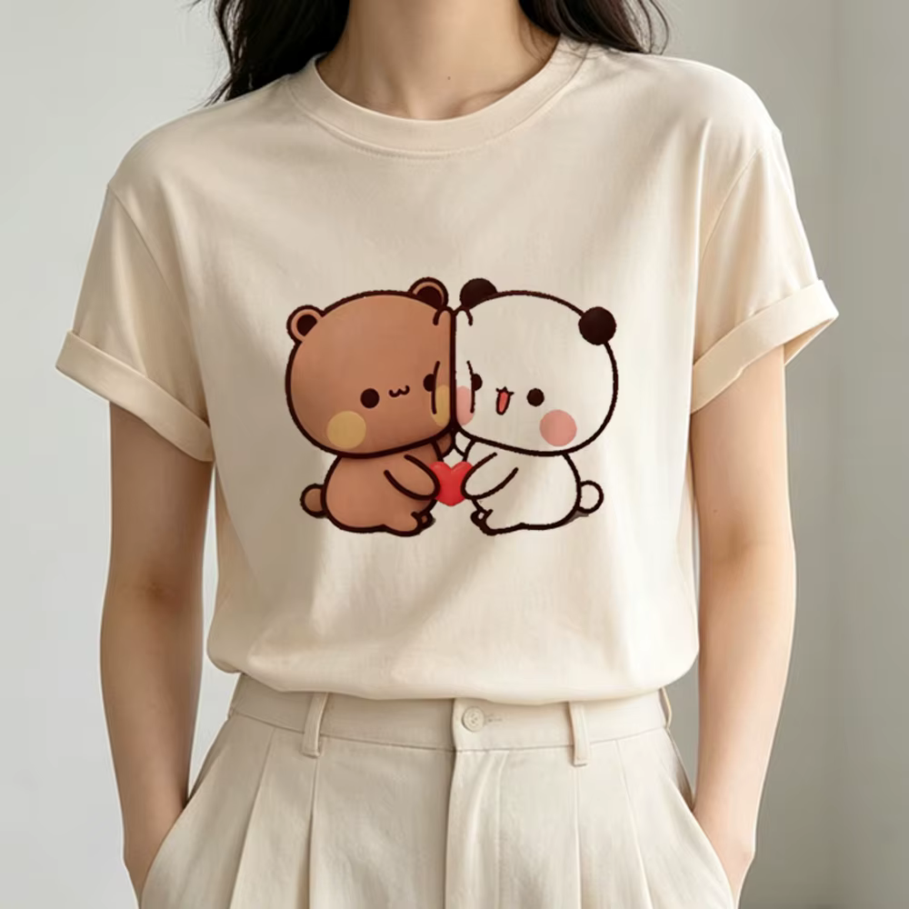 T-shirts Bubu Dudu pour adolescents, style alternatif, graphique, mode coréenne, grunge, streetwear,