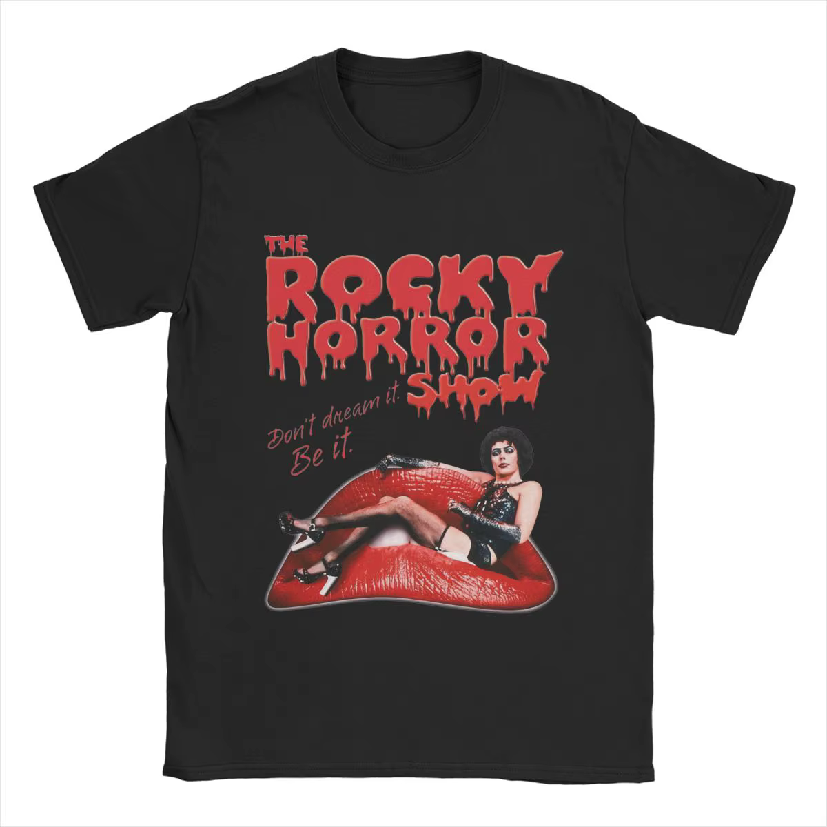 Vintage The Rockys horreur photo Show T-Shirts hommes col rond 100% coton T-Shirts à manches courtes
