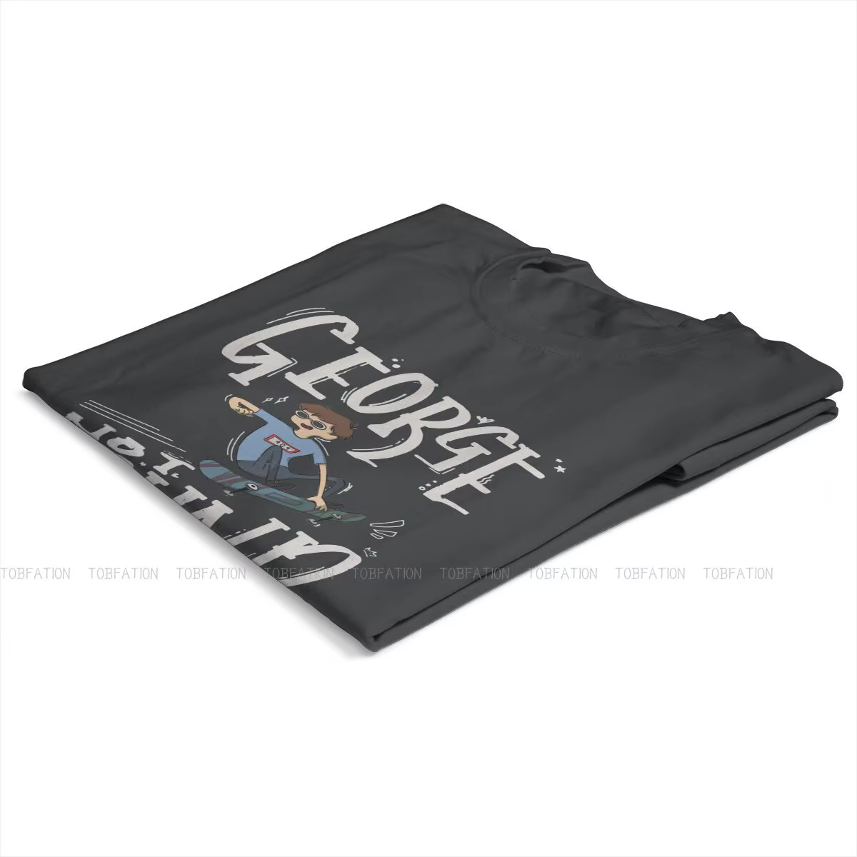T-shirt de skateboard George pour femme, ample, en coton, avec image de rêve SMP Grunge, Vintage