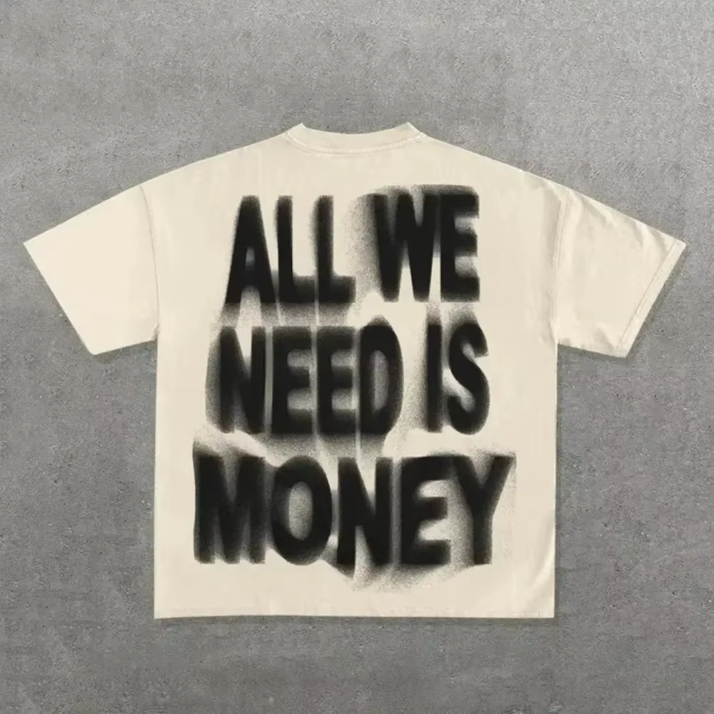 Ins Streetwear Y2k t-shirt hommes Harajuku Hip Hop imprimé graphique décontracté coton col rond t-sh