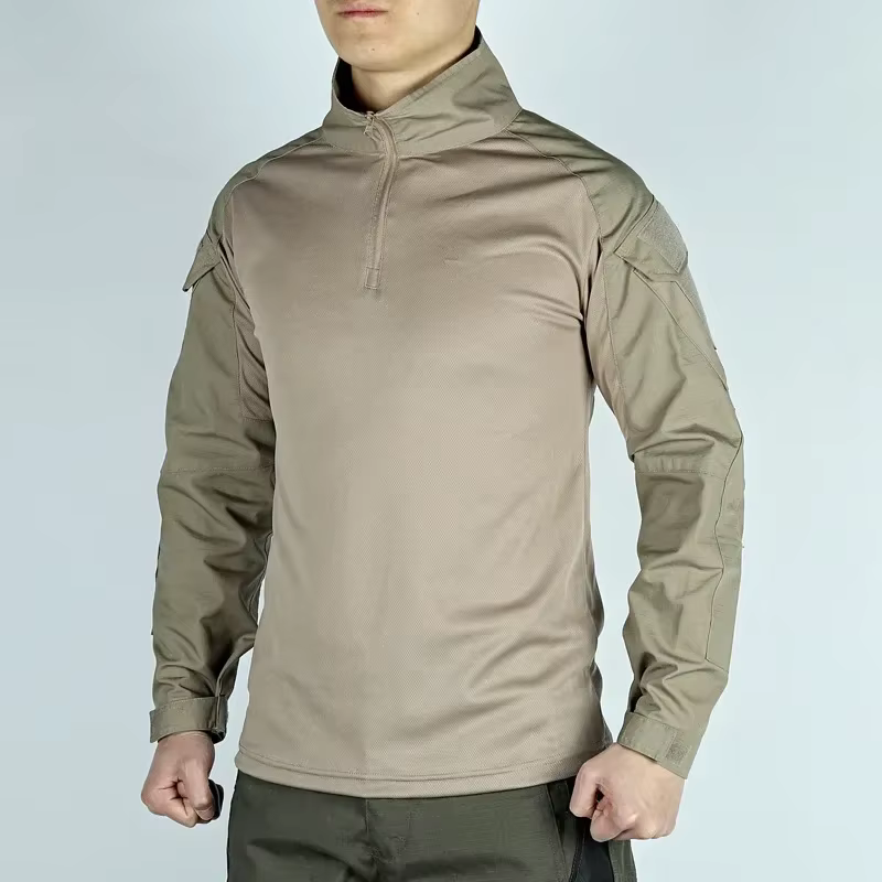 T-shirt à manches longues pour homme, vêtement d'extérieur, respirant, pour entraînement, chasse, ra