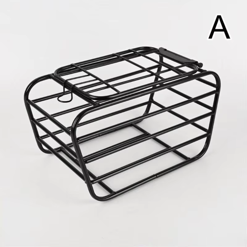 1 panier de vélo 2-en-1 pour chien, pour porte-bagages arrière, panier de transport pour animaux de