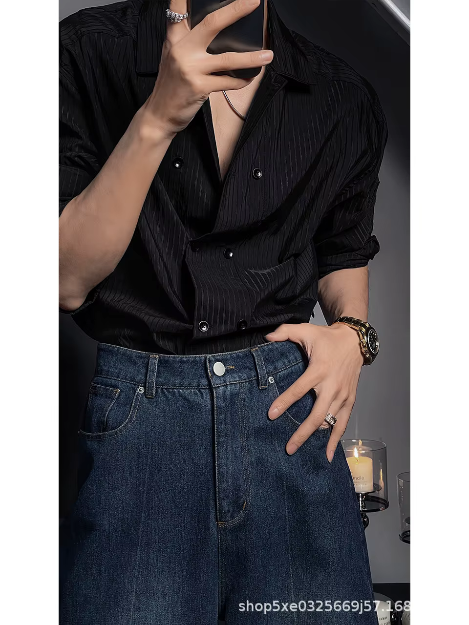 Chemise italienne pour hommes, tendance, Slim, manches longues, légère, Style de luxe, costume, chem
