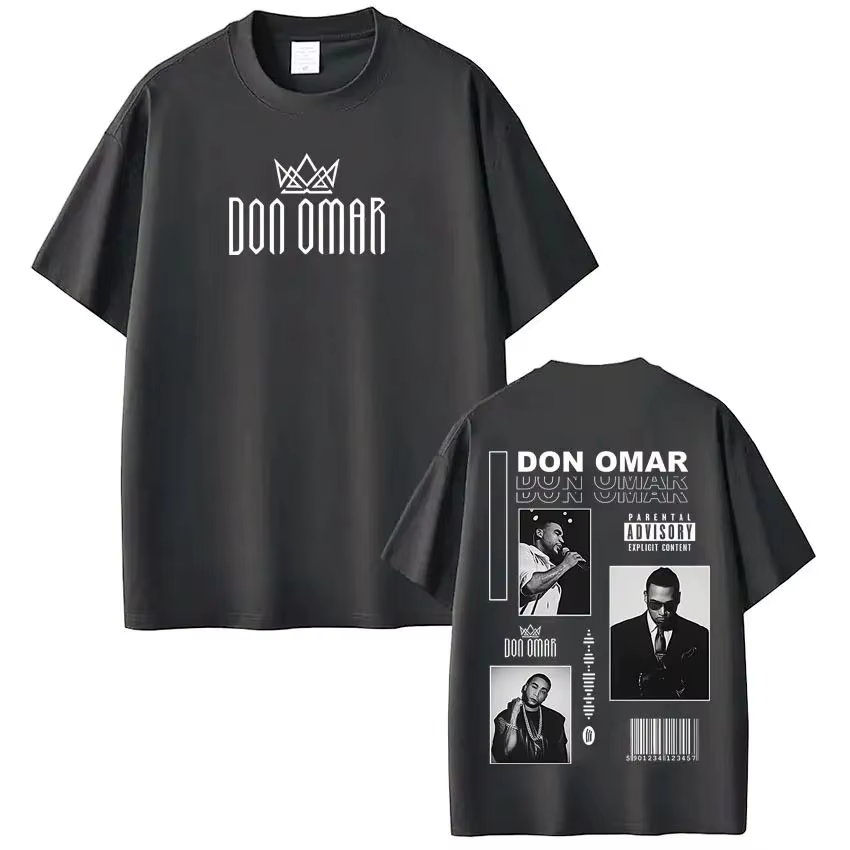 T-shirts imprimés album Don Omar pour l'été 2026 – T-shirts mode homme et femme à manches courtes, a