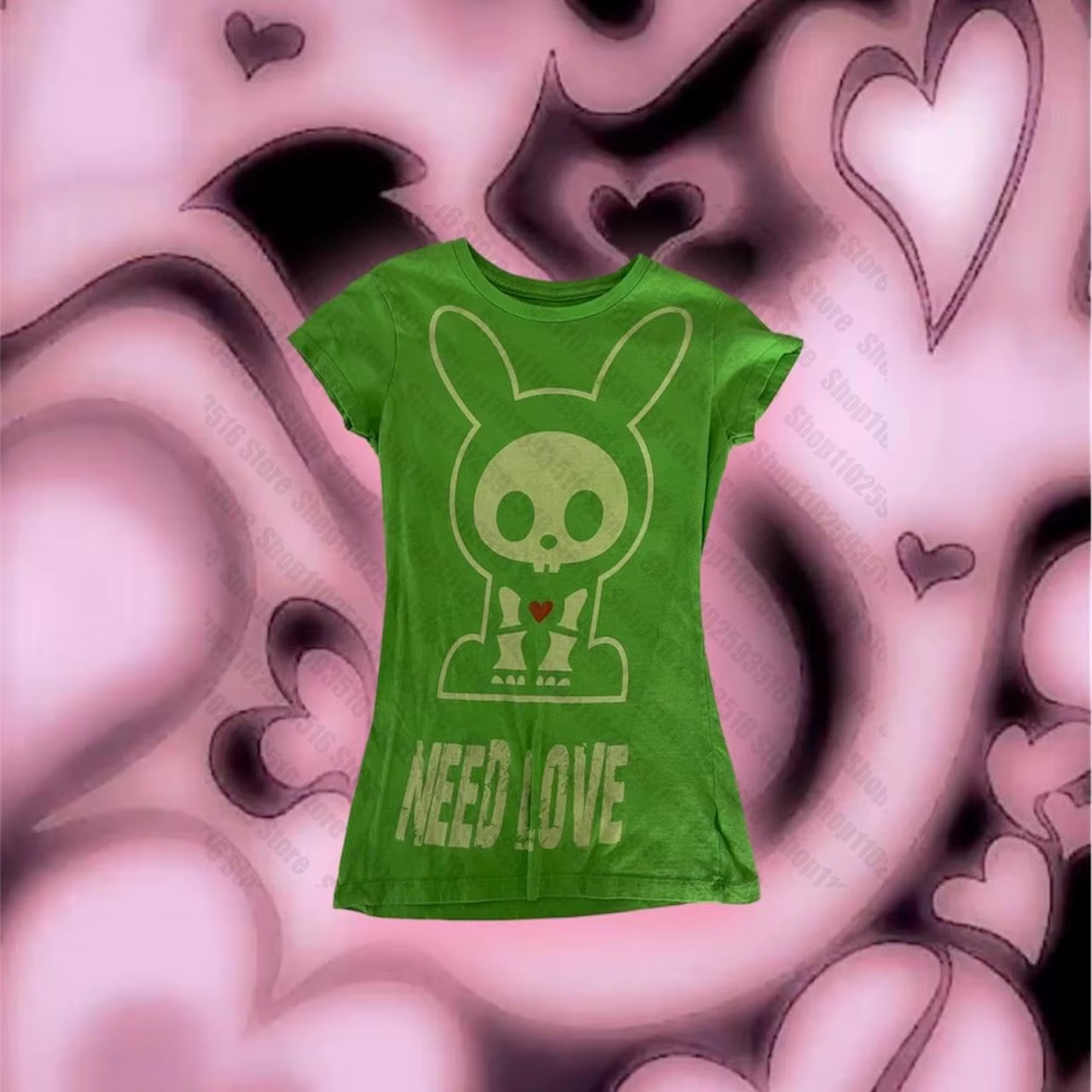 Goth femme T-shirts gothique femme vêtements haut court femmes étoile fille Y2k hauts Kawaii 90s Vin