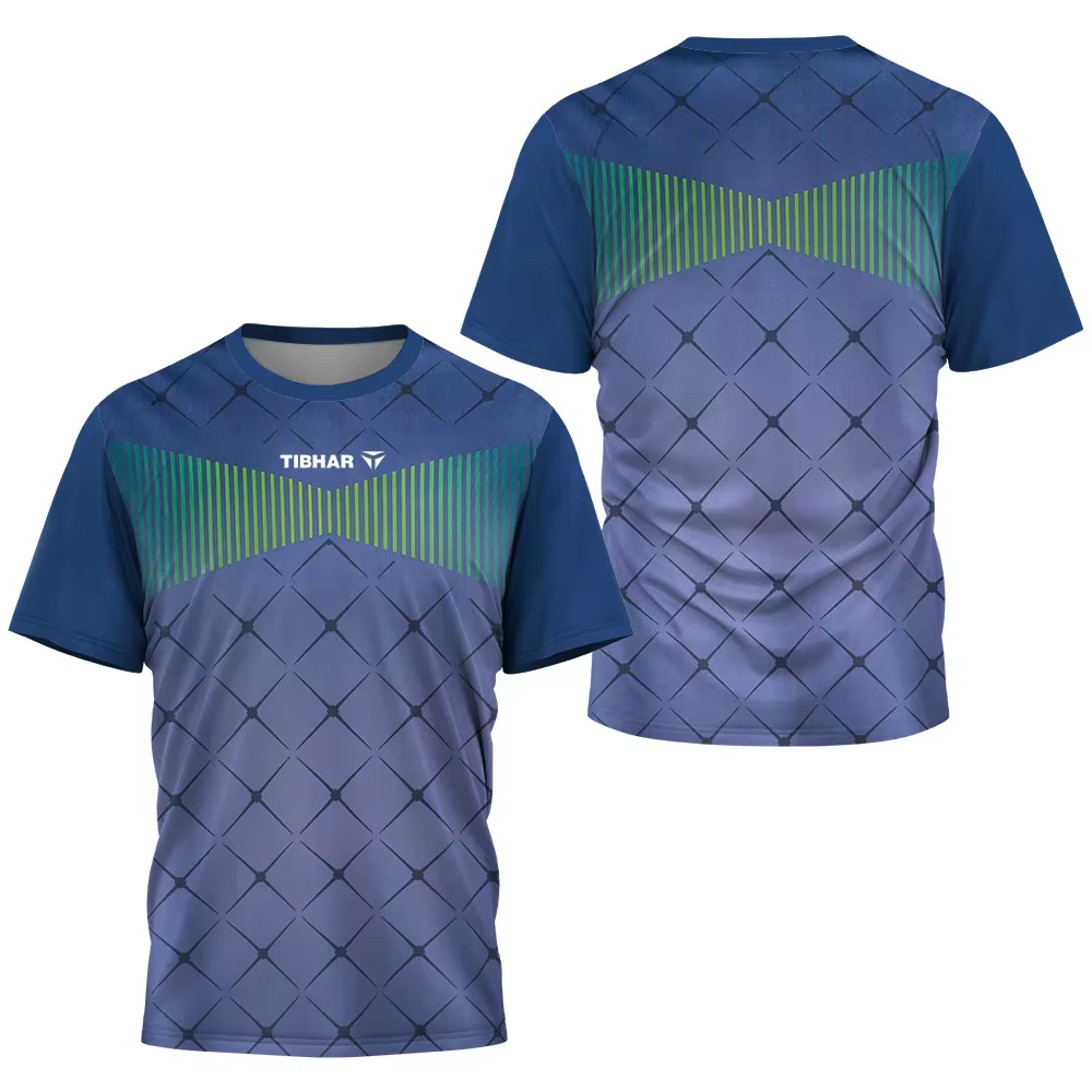 T-shirt de tennis de table pour homme Felix Lebrun 2026 – Séchage rapide, respirant, manches courtes