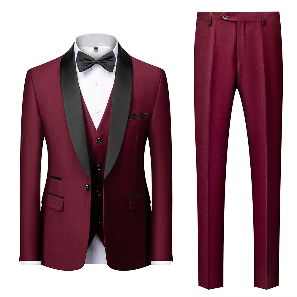 M-6XL hommes décontracté affaires ont fumé imbibé haut de gamme marque Boutique mode Blazer glaPants