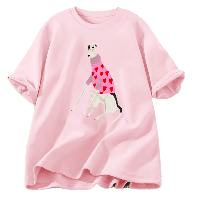Chiot drôle T-shirt hommes femmes mignon chien de compagnie T-shirt imprimé haute qualité coton à ma