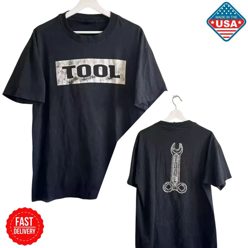 T-shirt vintage des années 90, groupe de rock alternatif Tool, tour de tournée, t-shirt graphique, t