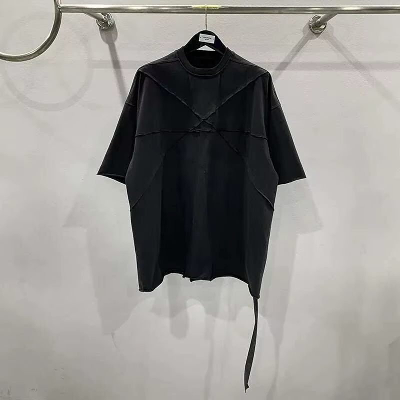 HKSH-T-shirt en coton épissé pour homme, T-shirt Dark Punk Tees, Optique robuste, Très tendance, Tid