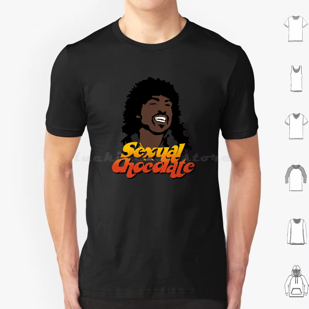 T-shirt en coton pour hommes et femmes, impression DIY, Randy Watson, Sexual Chocolate Coming To Ame
