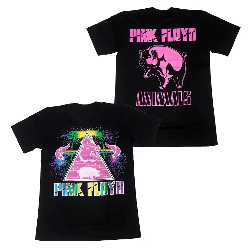 Rose Floyd imprimé T-shirt hommes femmes coton Hip Hop T-shirt à manches courtes T-shirt haut T-shir