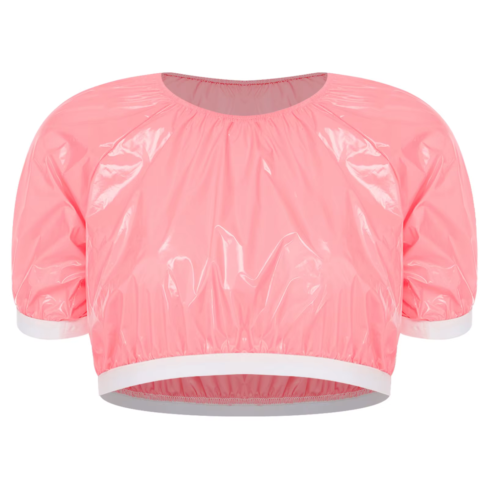 Haut de bain résistant à l'eau pour femme, T-shirt d'entraînement athlétique à manches courtes, pull