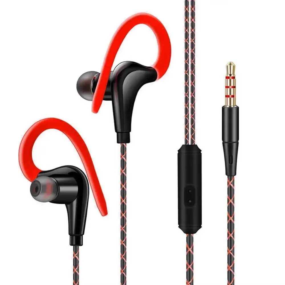 Écouteurs intra-auriculaires filaires, étanches, pour Sport, haute définition, basse, crochet d'orei