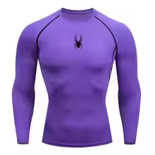 T-shirt de fitness à manches longues pour hommes, T-shirt de compression Dry Fit pour la gym, vêteme