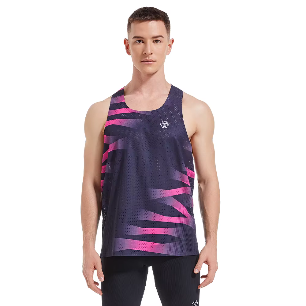 Débardeur de Marathon léger sans couture pour la course à pied, T-Shirt d'entraînement sans manches,