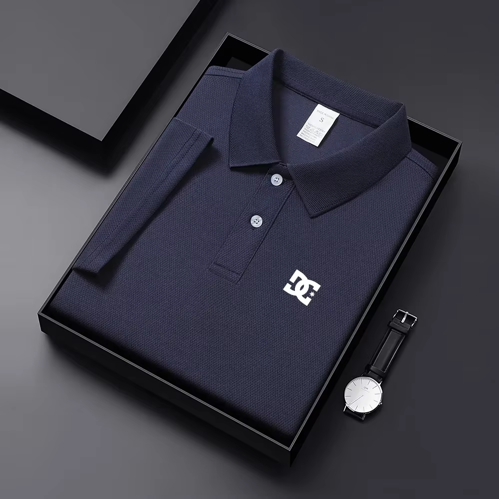 Polo homme été 2026 - multicolore, manches courtes, respirant, confortable, décontracté, professionn