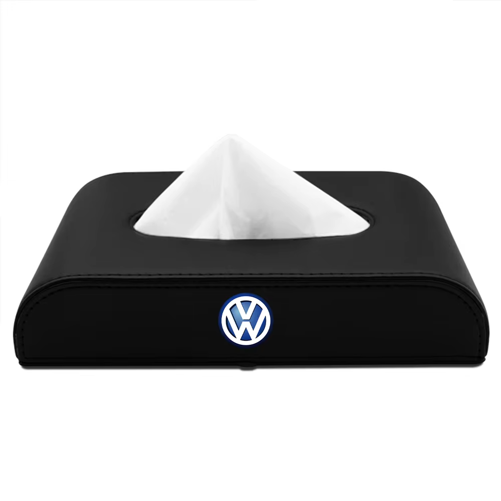 Boîte à mouchoirs en cuir PU pour intérieur de voiture, boîte de rangement pour Console centrale, po