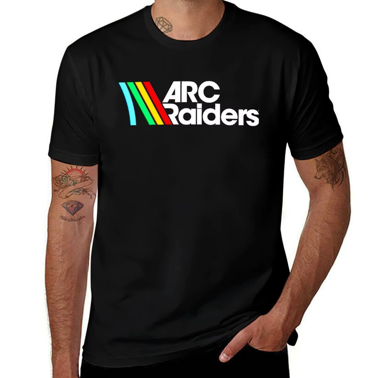 ARC Raiders T-Shirt T-Shirt pour homme 100 pour cent coton T-Shirt homme luxe T-Shirt