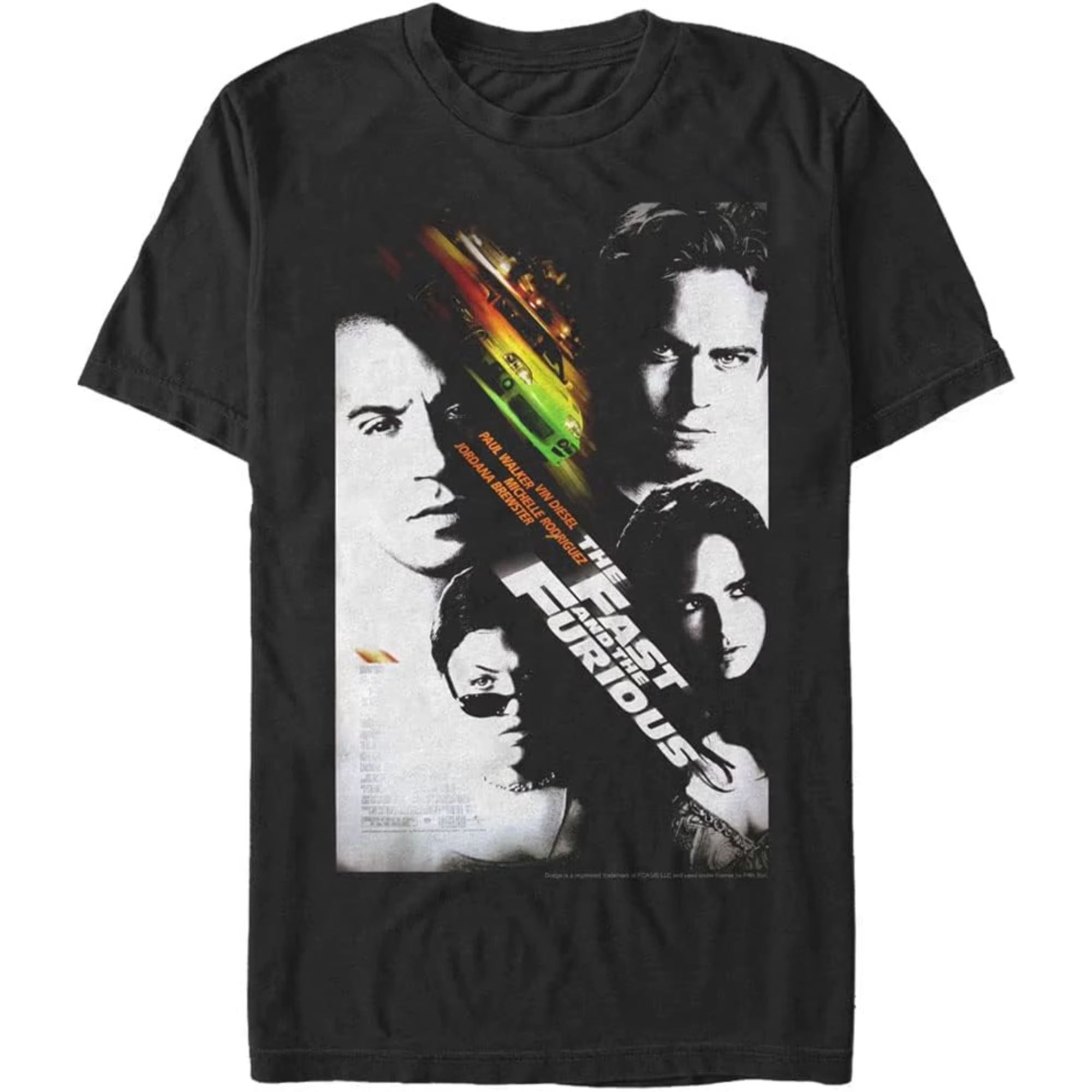 T-shirt Fast and Furious, affiche de film des années 90, design graphique vintage classique, t-shirt