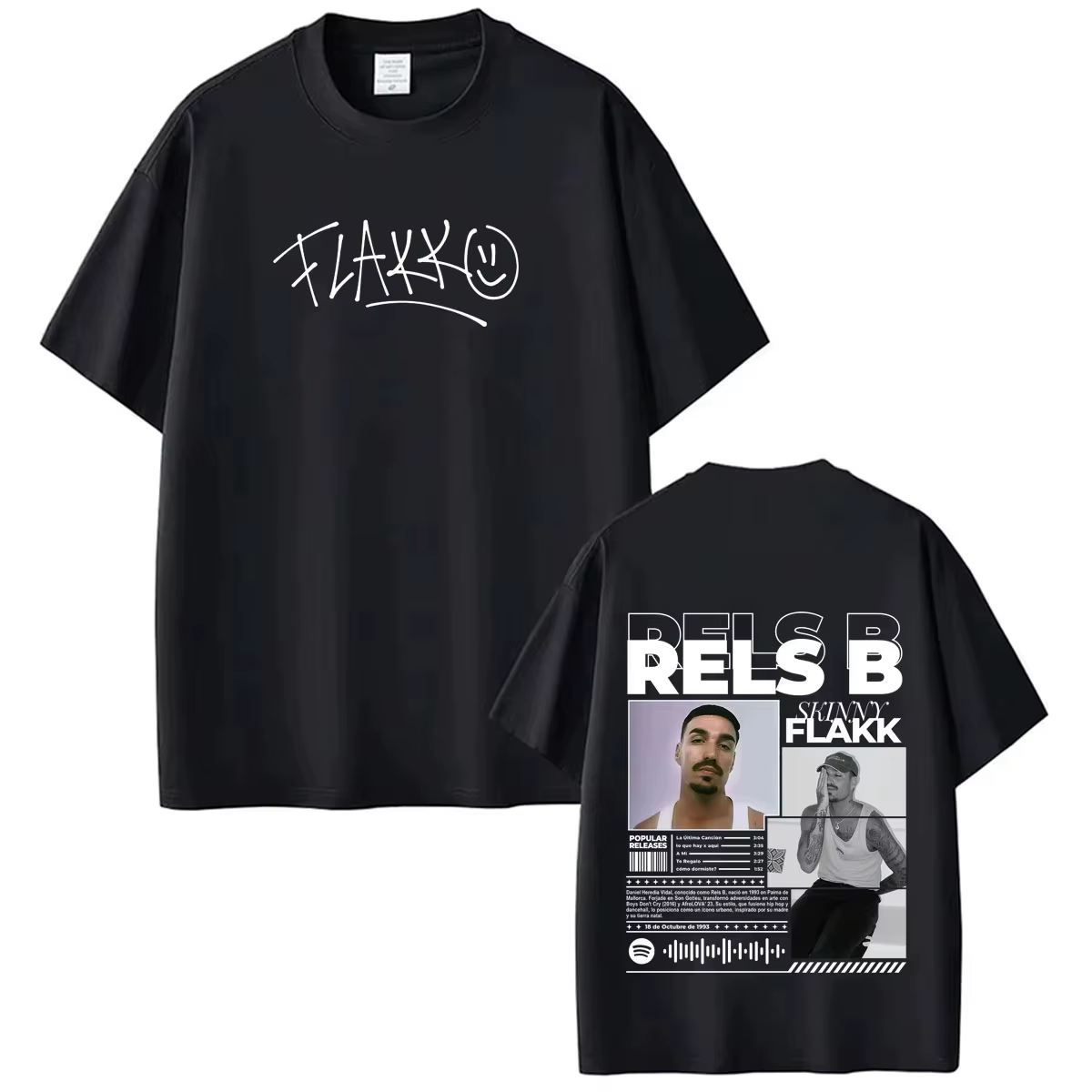 T-shirts Rapper Rels B LO QUE NO DIJE Merch pour Hommes et Femmes, T-shirt Tendance Mode, T-shirt Dé