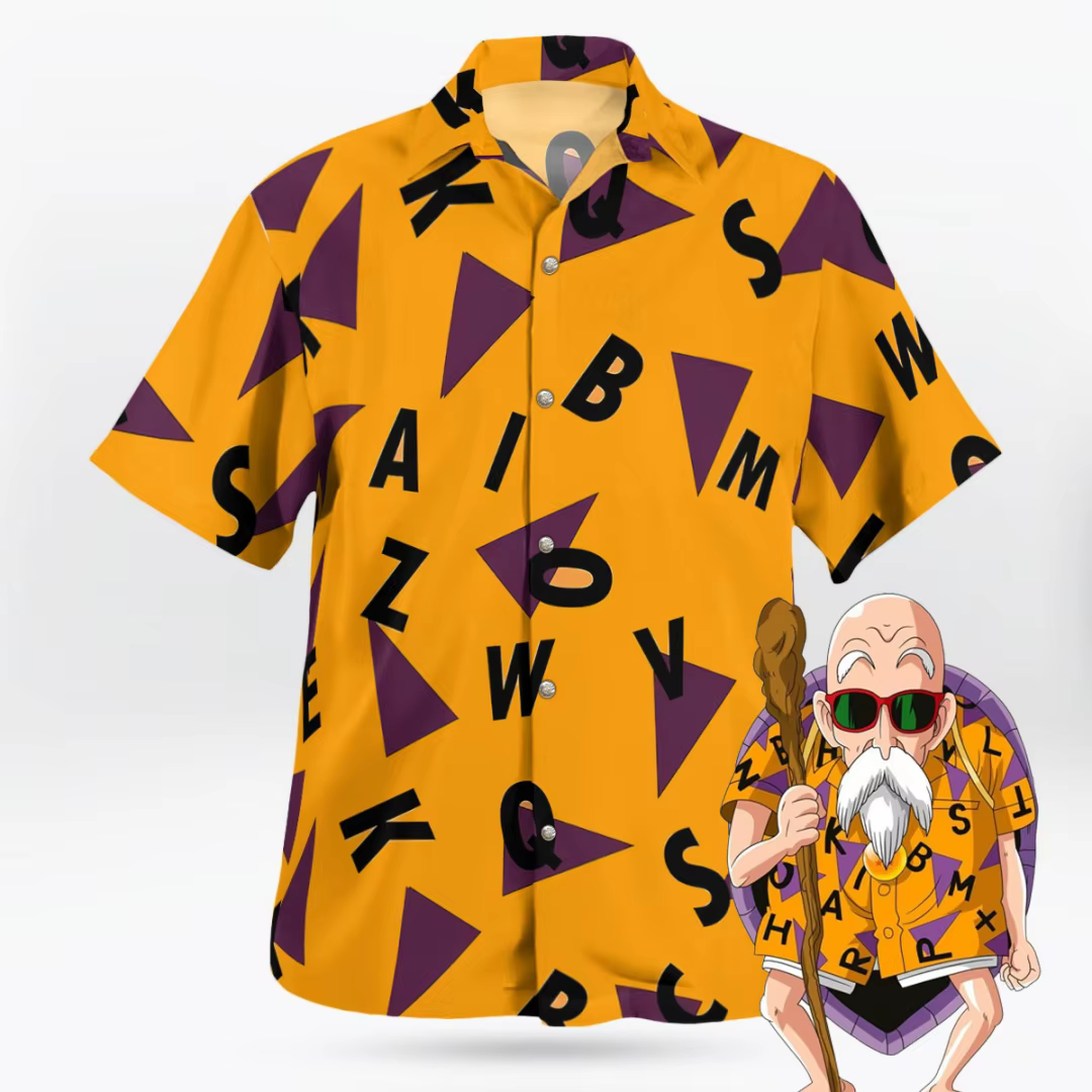 Nouvelle chemise à manches courtes pour homme, imprimée avec des lettres triangulaires, style rétro 