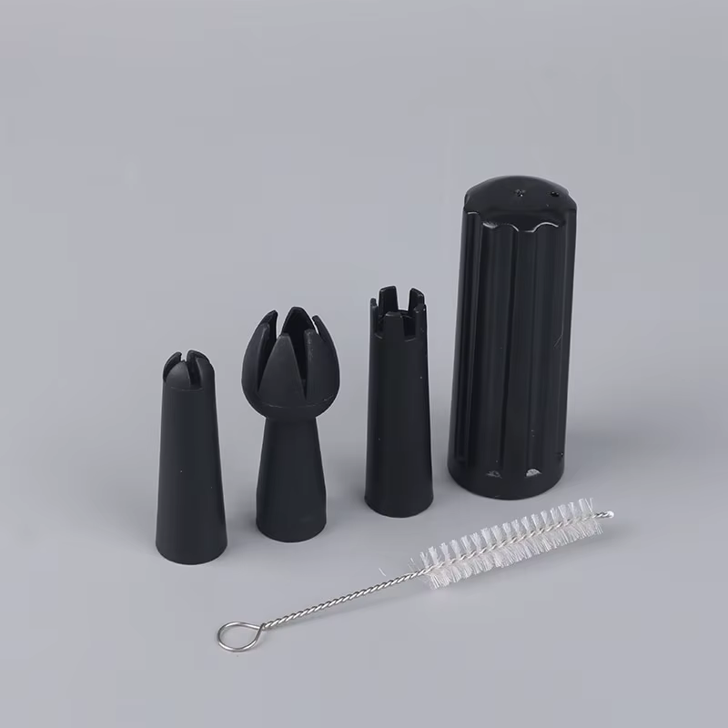 Distributeur de crème fouettée, support de chargeurs, embouts de base, décoration de la bouche, 1 pi